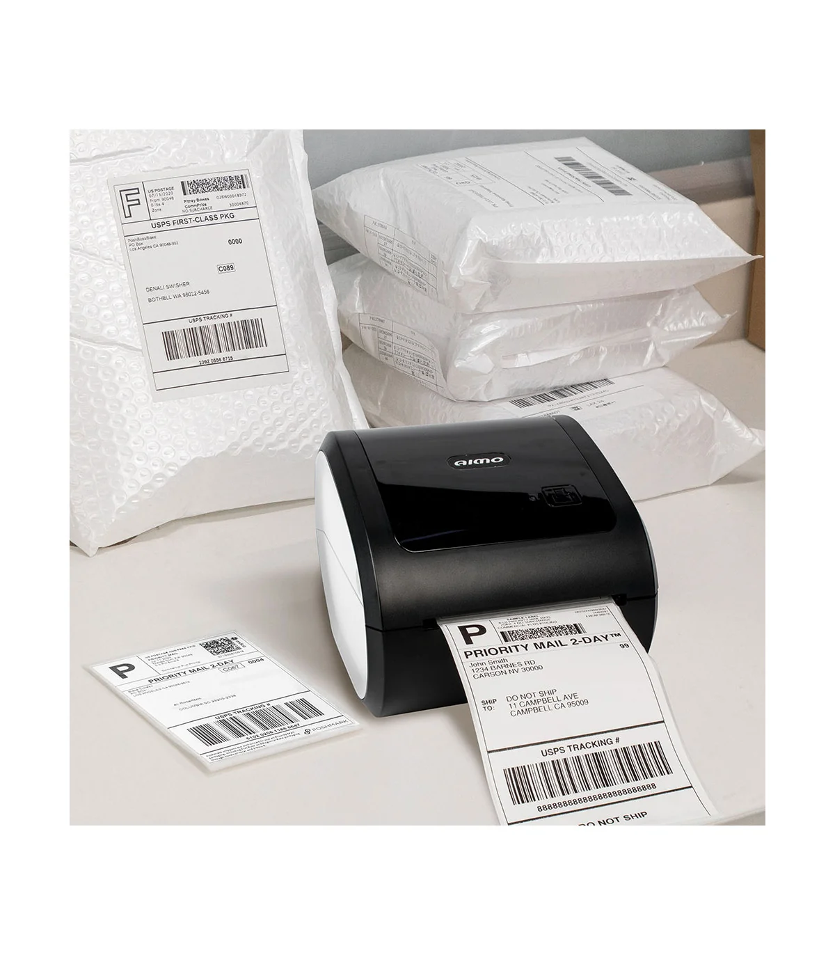 AIMO D520BT - Máy in nhãn vận đơn, in nhãn đơn hàng | AIMO Việt Nam