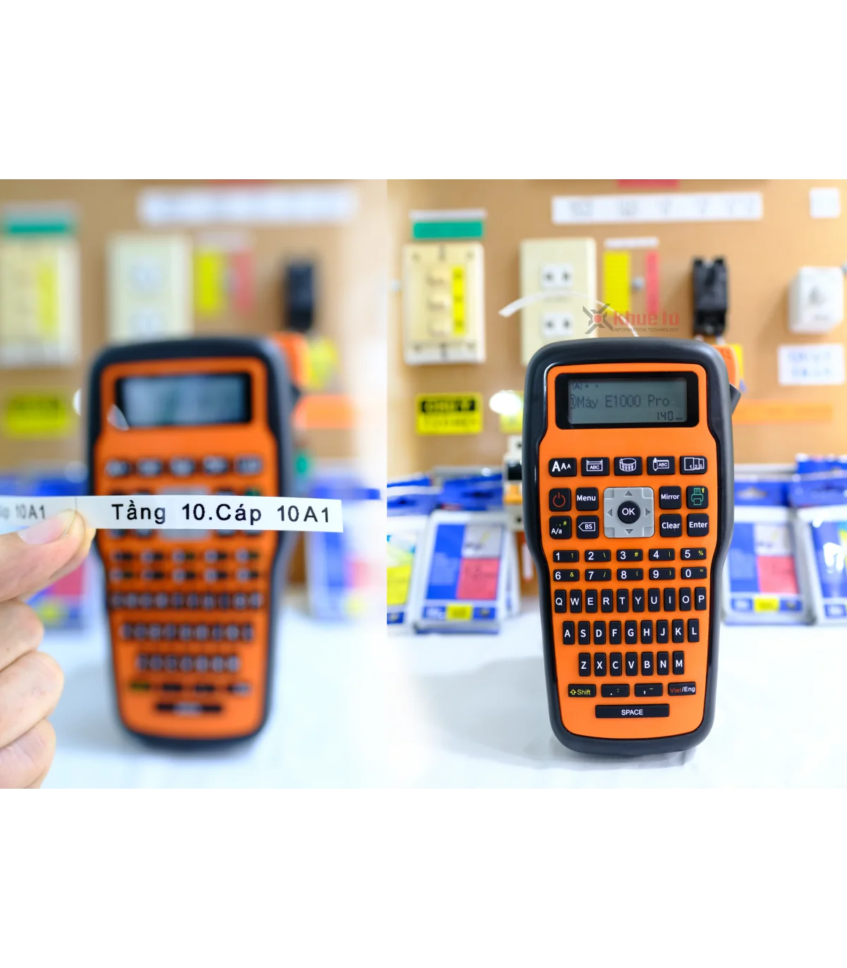 Máy in nhãn cầm tay E1000 PRO - Cáp Sạc USB - Tiếng Việt | AIMO Việt Nam