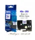 Nhãn HZe-253 (TZe-253), 24mm X 8m, Chữ xanh dương - nền trắng | AIMO Việt Nam