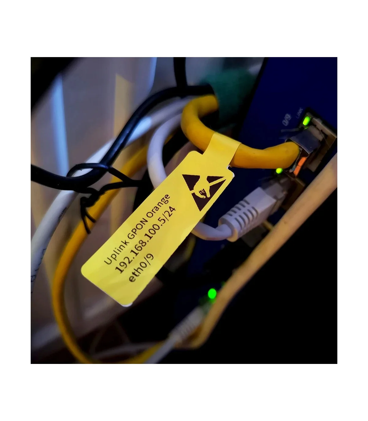 Nhãn Cáp F 25 X 38mm, Màu Vàng, KTC-F2538-40-100YL | AIMO Việt Nam