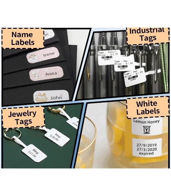 Nhãn Trang Sức 25 X 30mm, Màu Trắng, KTJ-T2530-45-100 | AIMO Việt Nam