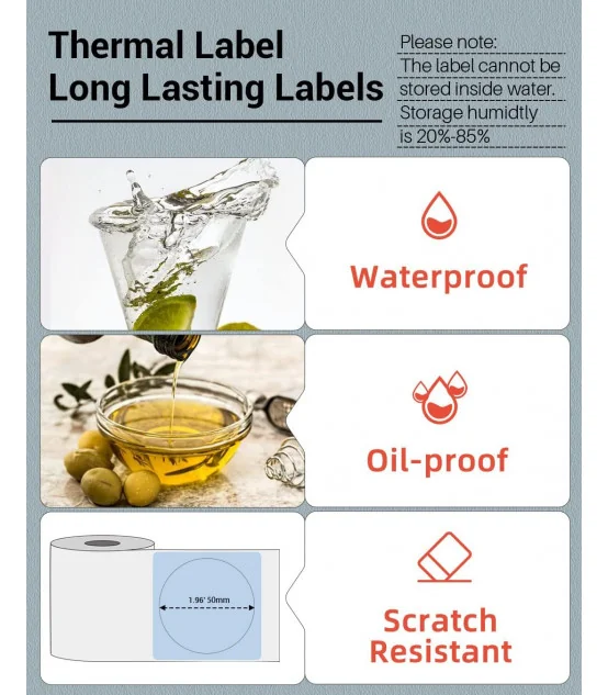 Nhãn Tròn 50 X 50mm, Màu Xanh, KTR-5050-140BU | AIMO Việt Nam