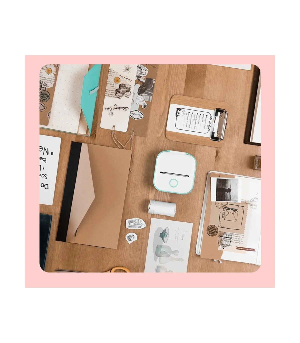 Máy in nhãn mini T02, Bluetooth, in không mực | AIMO Việt Nam