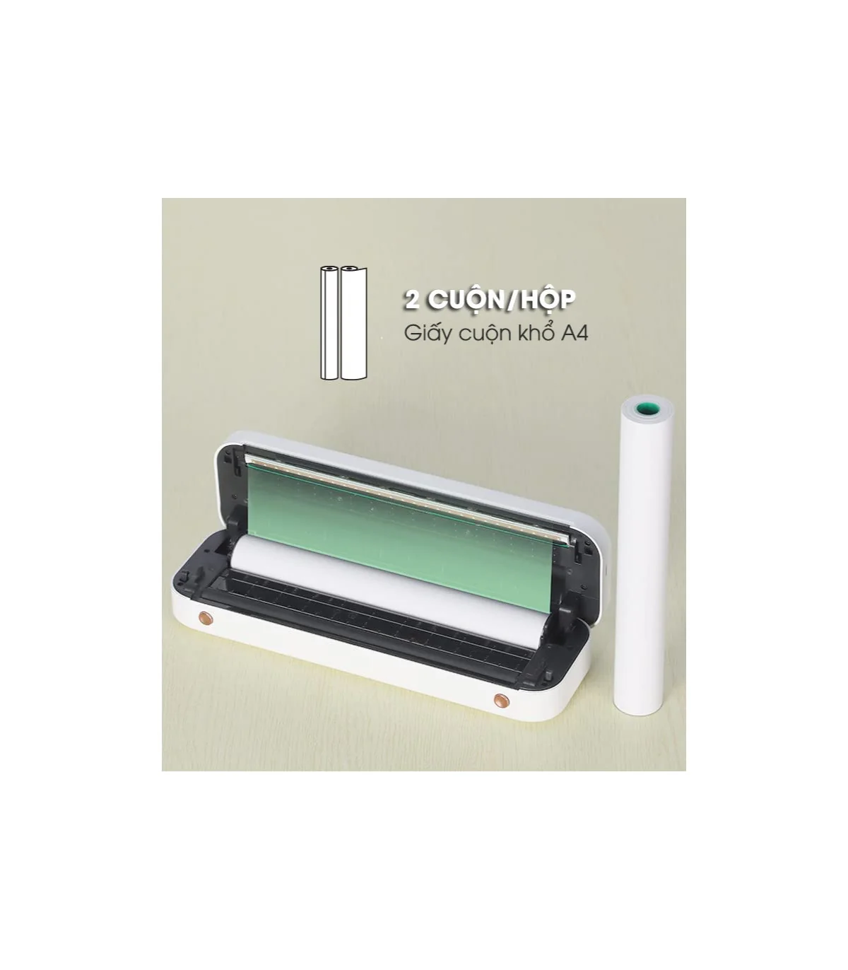 Giấy in nhiệt A4 dạng cuộn cho M831 | AIMO Việt Nam