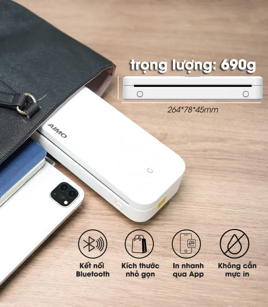 Máy In A4 Di Động AIMO M831 | AIMO Việt Nam