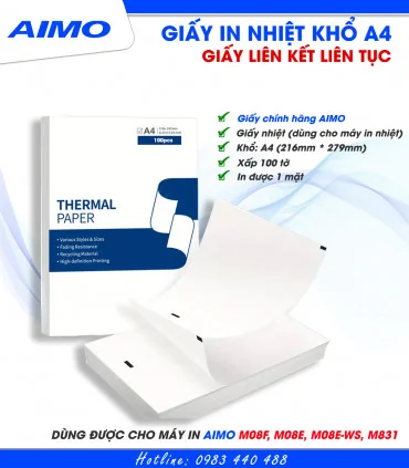 Giấy - Ribbon cho máy in A4 | AIMO Việt Nam