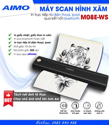 Máy scan hình xăm | AIMO Việt Nam