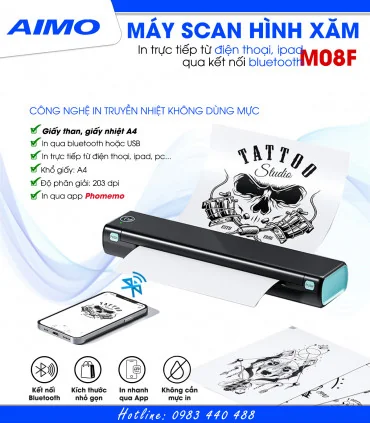 Máy scan hình xăm | AIMO Việt Nam