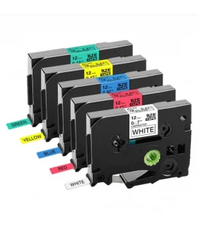 Nhãn HZe-921 (TZe-921), 9mm X 8m, Chữ đen - nền bạc | AIMO Việt Nam