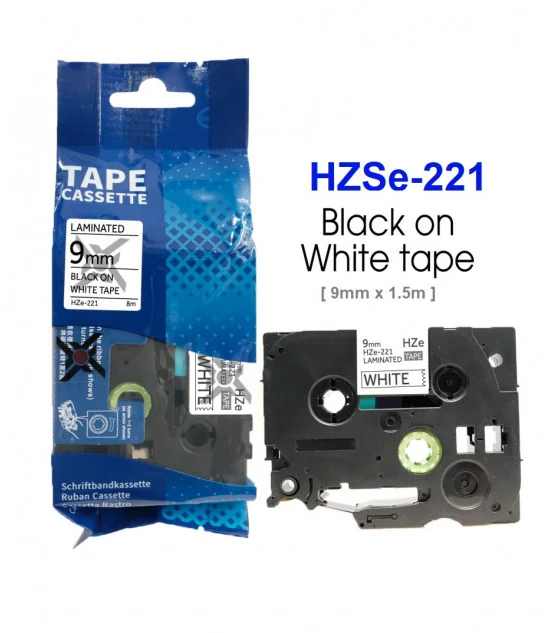Băng Ống Co Nhiệt HZSe-221, 9mm X 1,5m, Cáp 2.6-5.1mm, Trắng | AIMO Việt Nam
