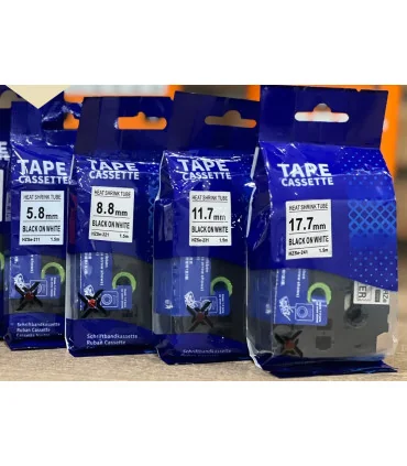 Băng Ống Co Nhiệt HZSe-611, 6mm X 1,5m, Cáp 1.7-3.2mm, Vàng | AIMO Việt Nam