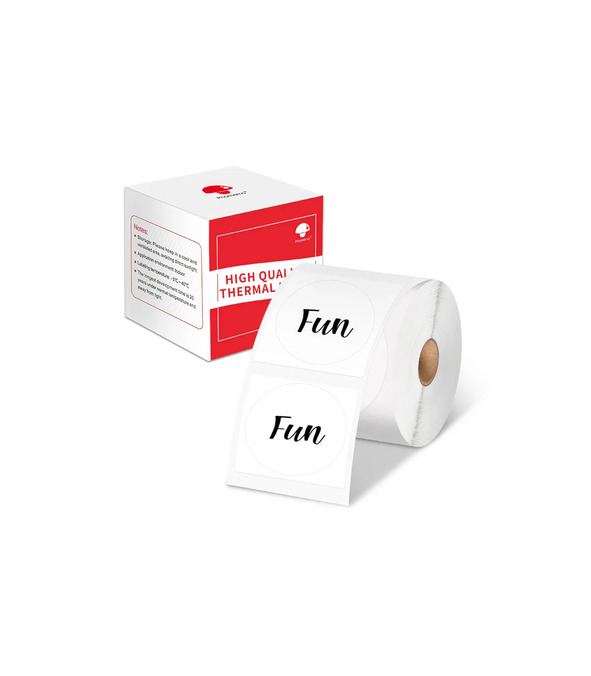 Nhãn Tròn 40 X 40mm, Màu Trắng, KTR-4040-140 | AIMO Việt Nam