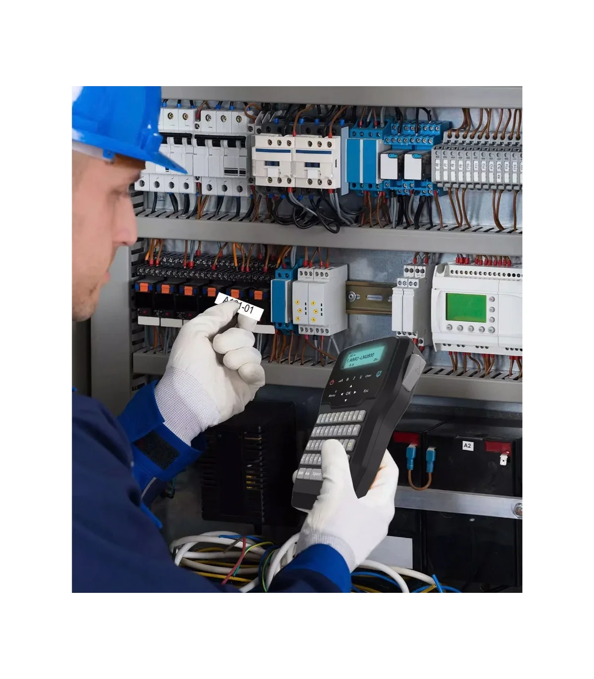 Ống co nhiệt Dymo DM-A18053, [9mm x 7m], Chữ đen nền trắng | AIMO Việt Nam