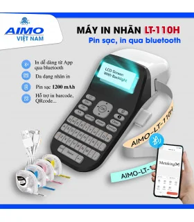 Máy in nhiệt cầm tay AIMO LT-110H I In qua Bluetooth I Pin sạc | AIMO Việt Nam
