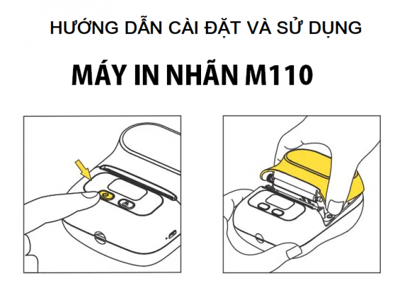 Hướng Dẫn Cài Đặt Và Sử Dụng Máy In Nhãn M110 Của AIMO