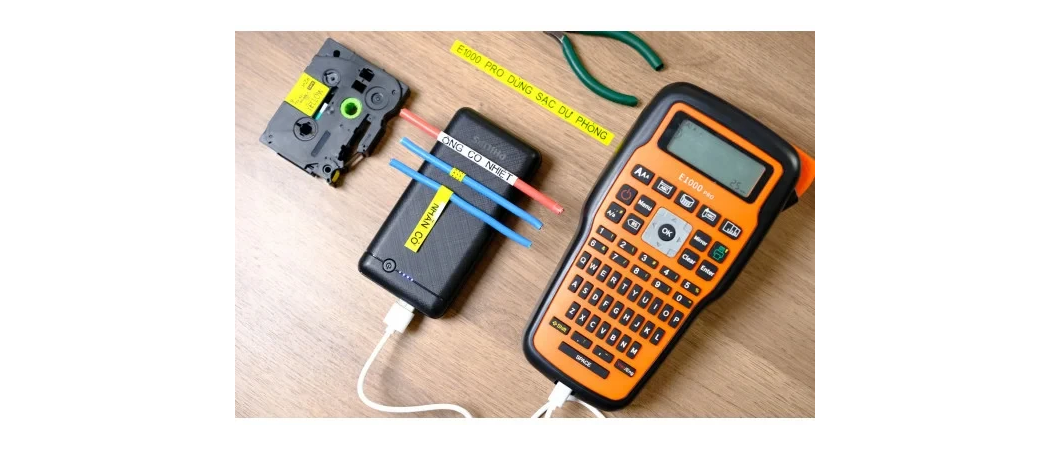 Giới thiệu máy in nhãn, in ống co nhiệt cầm tay E1000 Pro phiên bản 2025